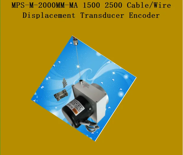 MPS-M-2000MM-MA 1500 2500 Cable/Wire Displacement Transducer Encoder