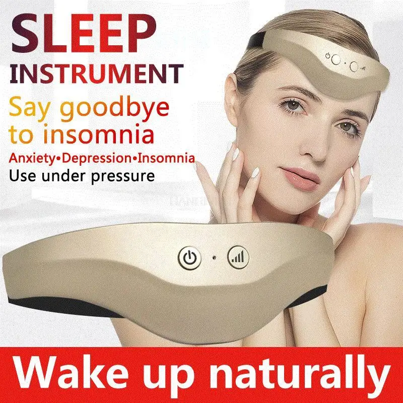 Electric intelligent head sleeper rechargeable insomnia artifact sleep aid acupuncture-type hypnotizer head massager