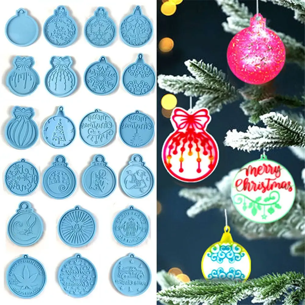 

Pendant Candy Chocolate Clay Mold Jewelry Making Tool Silicone Moulds Christmas Ball Mold Keychain Molds