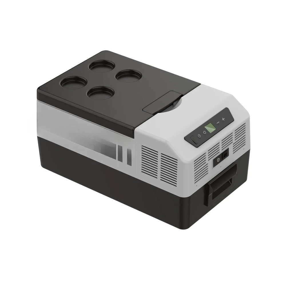 

12v 24v Portable Compressor Car Fridges Truck Refrigerator 15L Fridge Used Camping Cooler Box Mini Deep Freezer For Car
