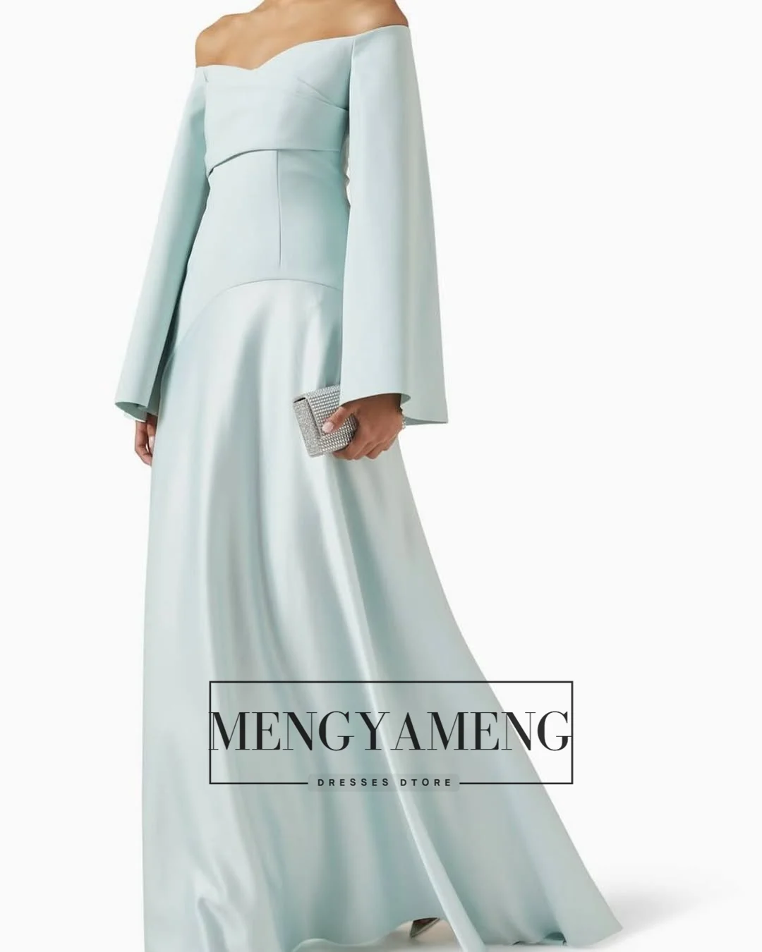 ZHUISHU Boat Neck Saudi Evening Dress Customized A Line Women Prom Dresses Elegant Modest Wedding Guest Dresses Formal Gowns