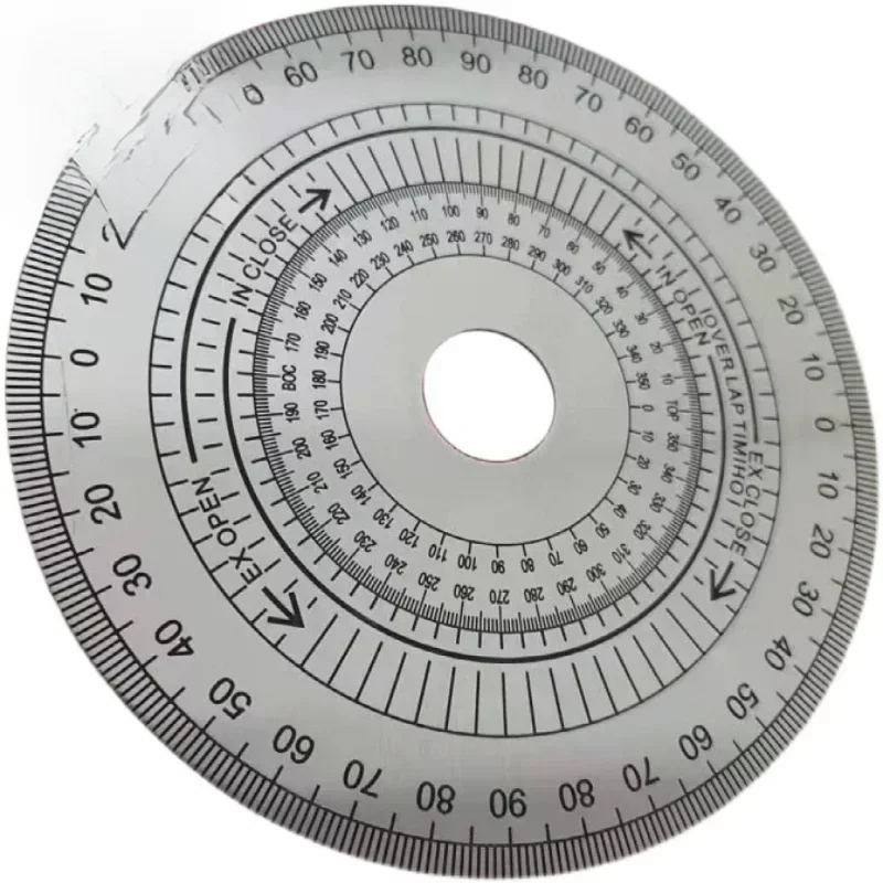 150x22mm Stainless steel disc mechanical universal dial accessories measuring arc ruler