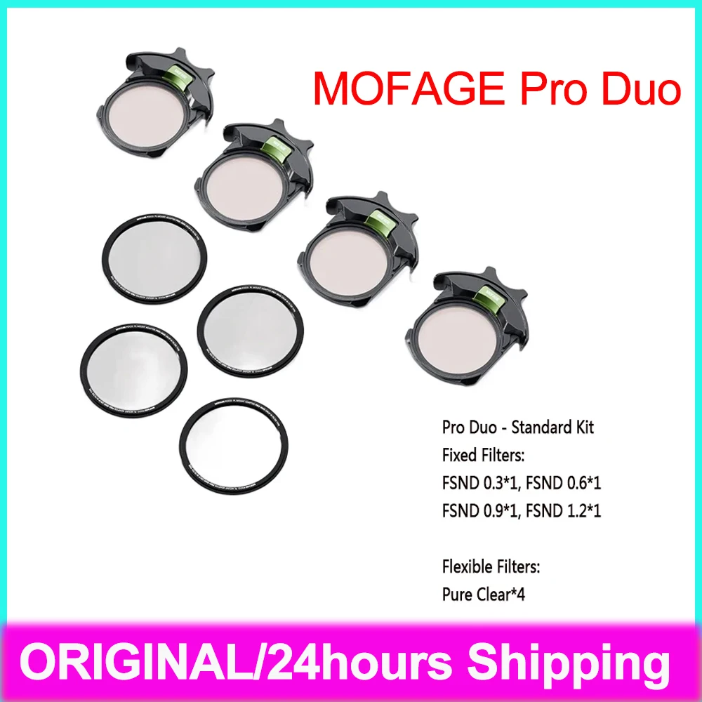 MOFAGE Pro Duo Double-Layer Filter Kit FSND 0.3 FSND 0.6 FSND 0.9 FSND 1.2 Pure Clear FSDN 1.2 1/4 Glimmer 1/8 Glimmer Filter