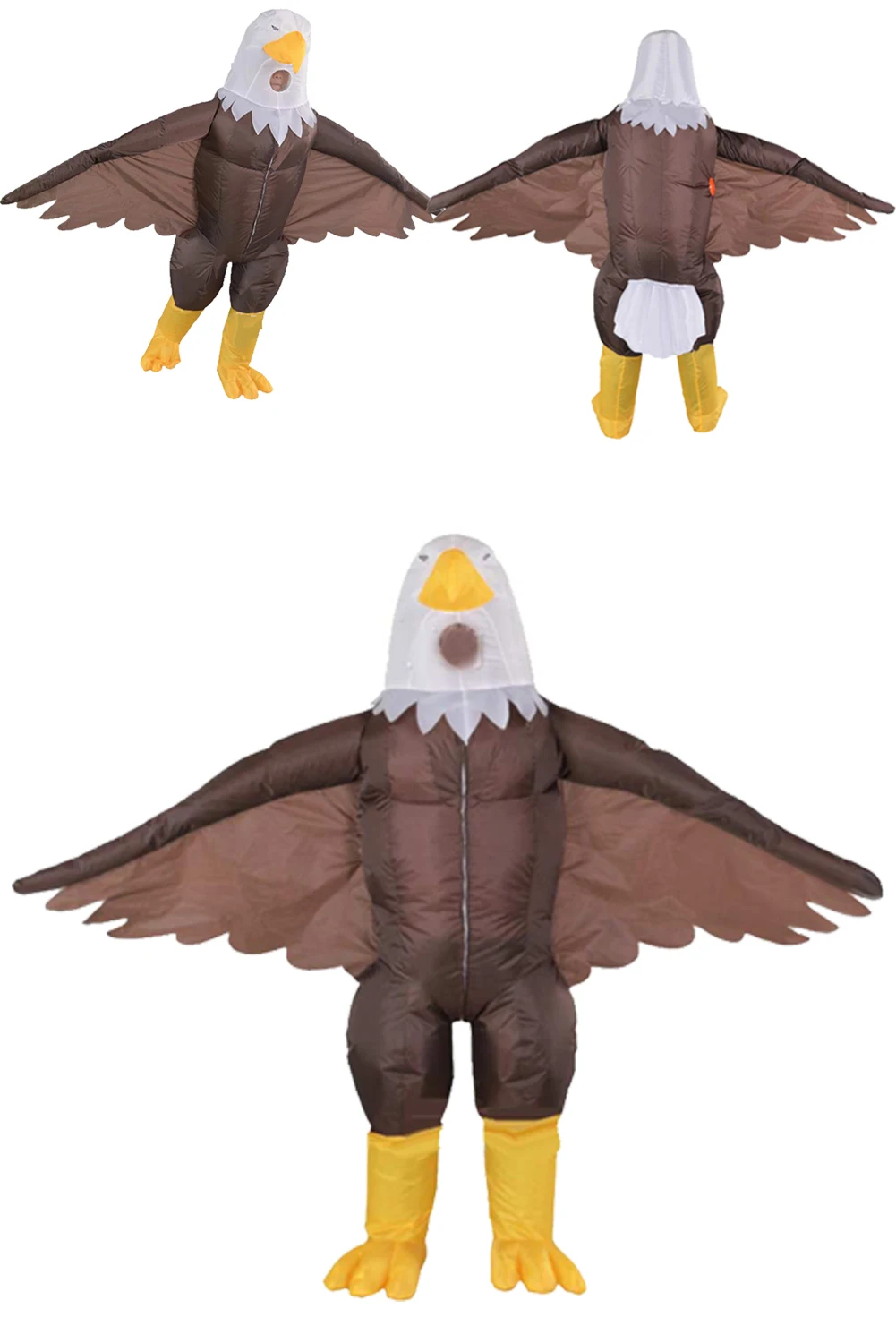 Eagle Cosplay Inflatable Funny Air Blow UpCostume Disguise Animal Adult Clothing Men Women Roleplay Fantasia Outfits