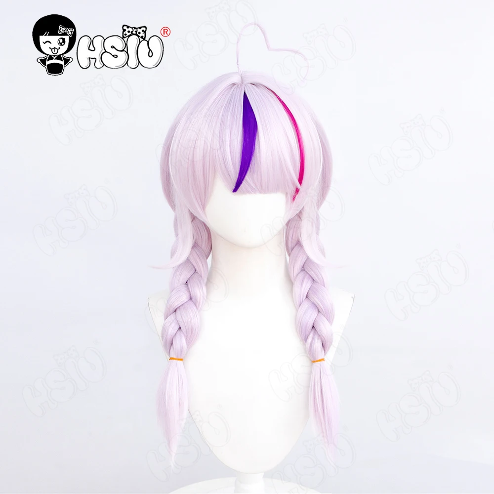 Maria Marionette Cosplay Wig HSIU 60Cm Pink Purple Mixed Color Long Hair  Heat Resistant Synthetic Wig Maria cosplay Wig