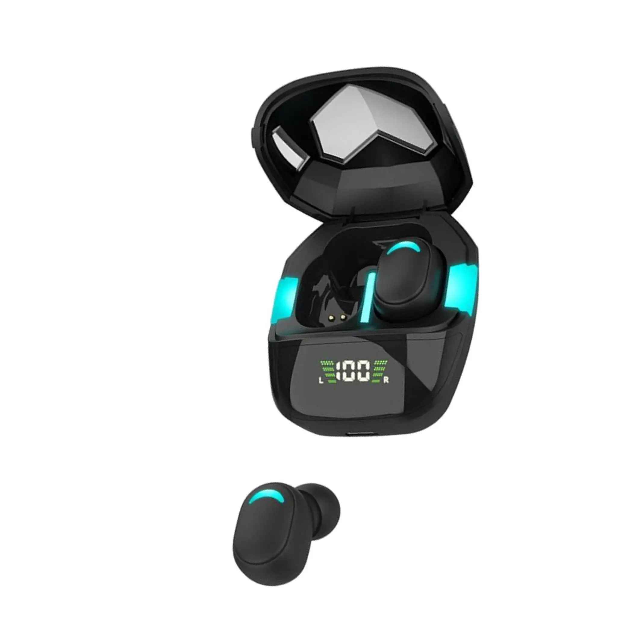 Game Wireless Earbuds Bluetooth 5.1 Low Delay Waterproof IPX4 Charging Case