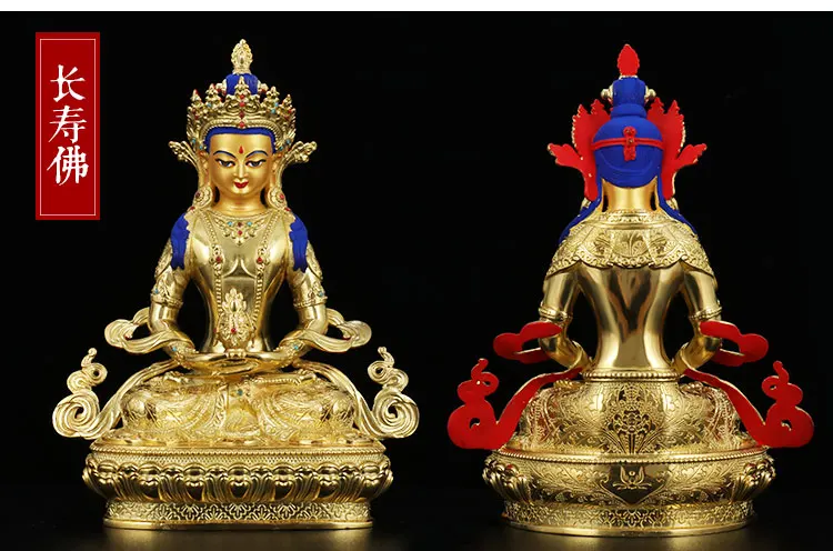 Special Offer 21CM -High grade Buddha Protect HOME family full Gilding Gold Bodhisattva Tara(Green) Green Tara statue