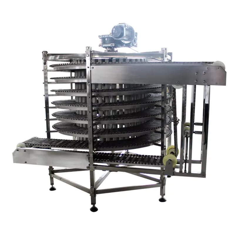 Stainless Steel Minimal Space Spiral Cooler Specifically Designed for Food Industry