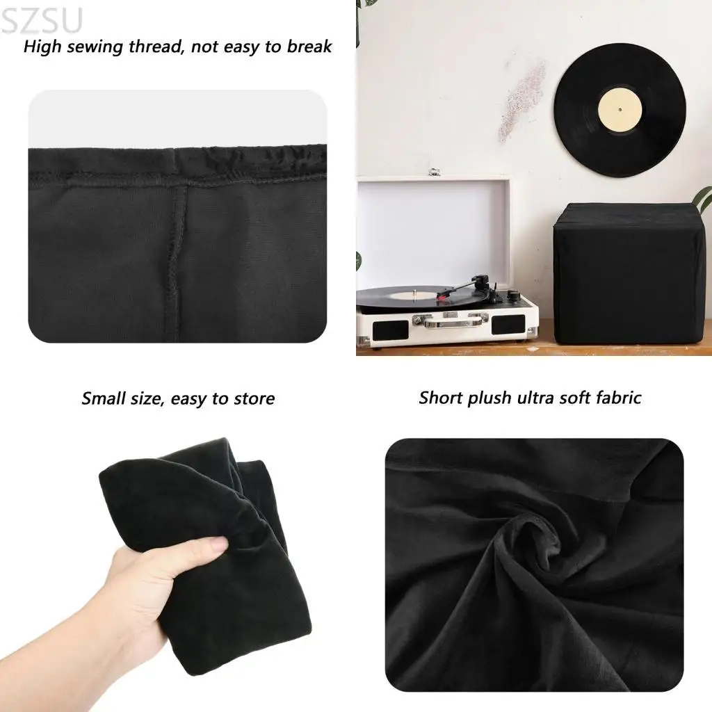 SZSU Stretchy Soft Record Cover Spandex Texture Suitable for 12inch LPs Stands