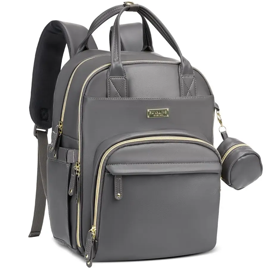 

Diaper Bag Backpack, Multifunction Travel Baby Diaper Bag with Changing Pad, Insulated Bottle Holders amp Pacifier Case, Large C