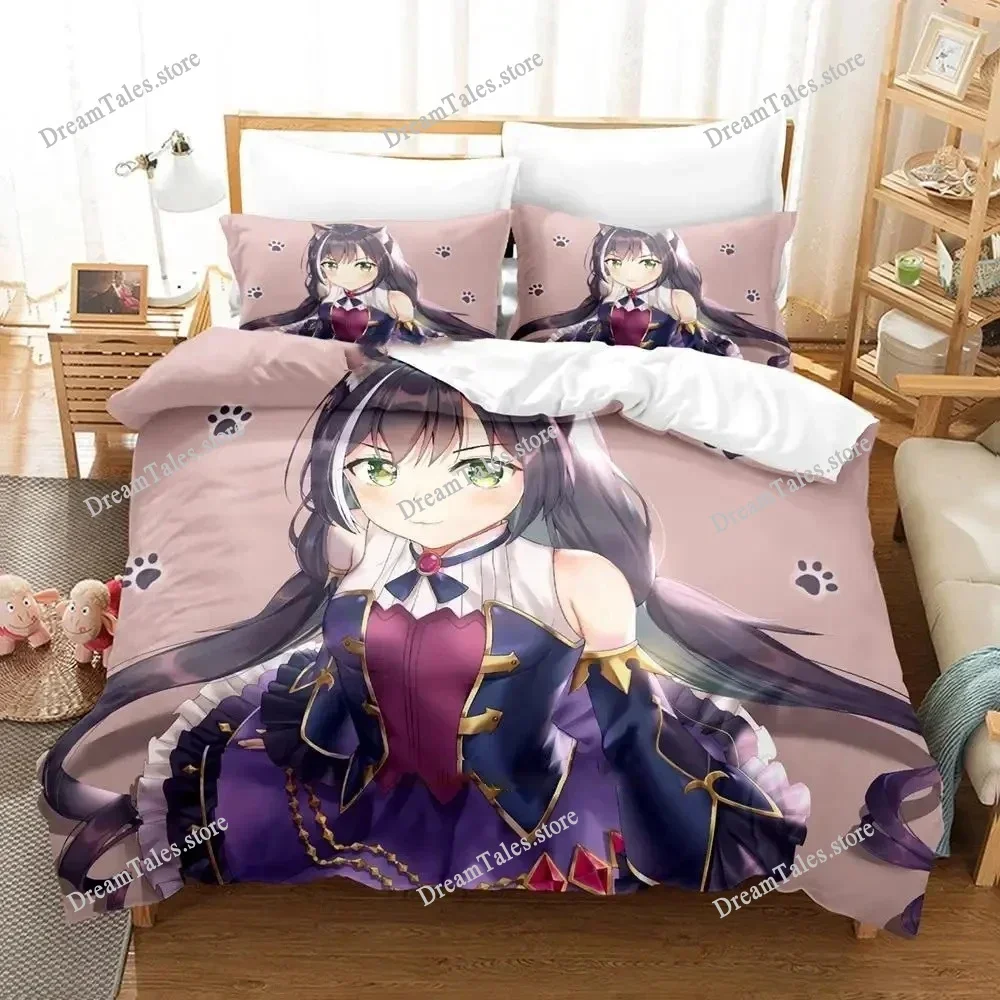 

Комплект постельного белья Anime Princess Connect ReDive для мальчиков и девочек, двуспальный, с пододеяльником и наволочкой, для детей и взрослых, домашний текстиль 741