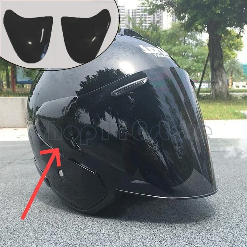 Helmet Parts For Sz-ram3 3/4 Helmet Hermonza Lens Helmet Visor Black Clear Tan Fixed Base Inlet Trim Capacete Accessories