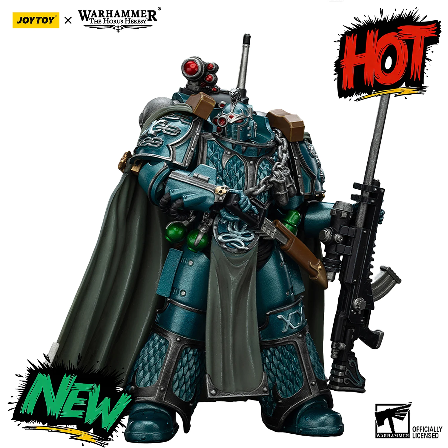 

JOYTOY The Horus Heresy 1/18 Action Figure White Alpha Legion Exodus The One Who Is Many Anime Figure Joint Movable Model Toys
