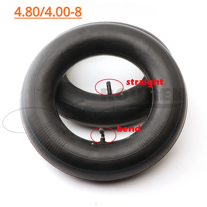 4.80/4.00-8 Tyre Inner Tube For Wheelbarrows Sack Trucks Trolleys 4.00/4.80-8 (4.80 / 4.00 - 8 ) Straight & BENT VALVE