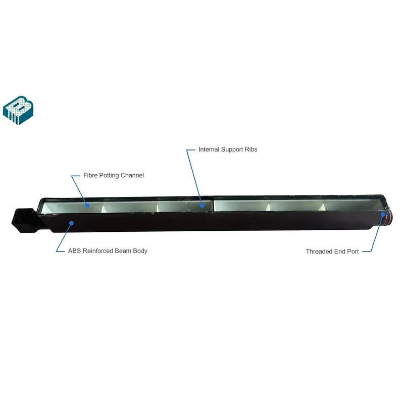 BLM-FP25 MBR Curtain Membrane PVDF Hydrophilic Hollow Fiber 25sqm 630x1800mm ABS Housing for MBR Bioreactor Plants