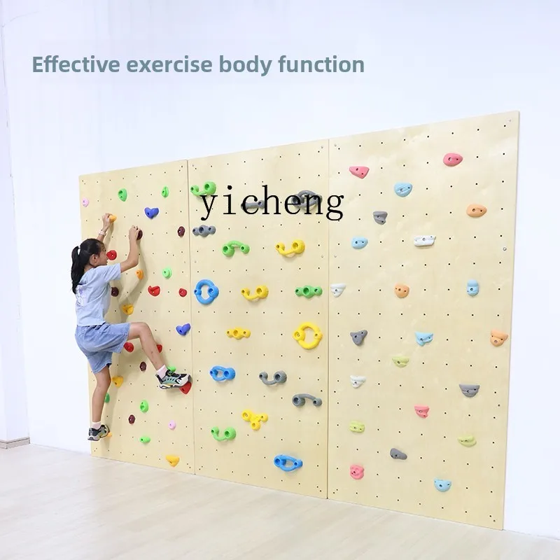 

ZZ Indoor Climbing Wall for Children Home Kindergarten Family Custom Climbing Board Children's Room Amusement Park Wooden