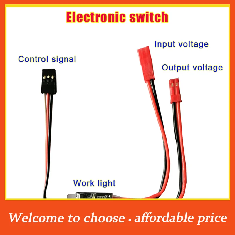 1pc new 3-30V 2-30A Remote Control Electronic Switch Aerial Model Plant Protection PWM Signal Controller For RC Drone Water Pump