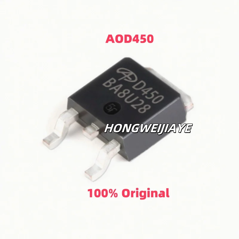 

10PCS 100% New AOD450 AOD5B65MQ1E AOD9N50 TO-252 Brand New Original Chips ic