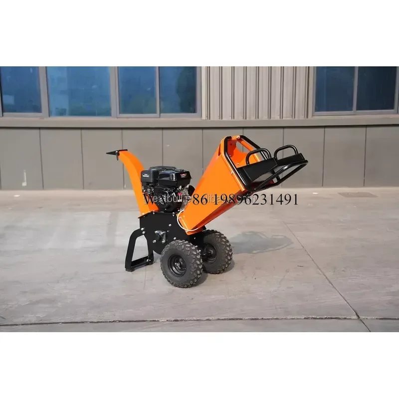 Wmwmnu for 7HP Ducar Engine Mini Portable Wood Chipper Shredder Garden Branch Crusher Tree Chipper Shredder - view 4