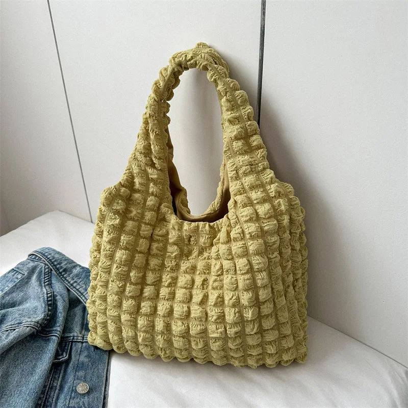 Women Shoulder Bag Small Tote Bags for Women Versatile Cloud Pleated Bag Niche Handbag Purses Mother Kids Bag for Girl Сумка Sac