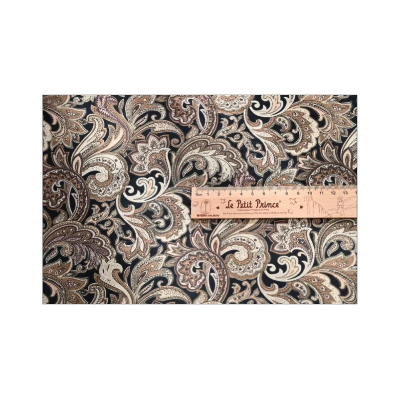 نسيج البوبلين القطني 100%، نسيج طباعة الزهور الرجعية، ملابس يدوية الصنع، قماش خياطة القميص، CR-209