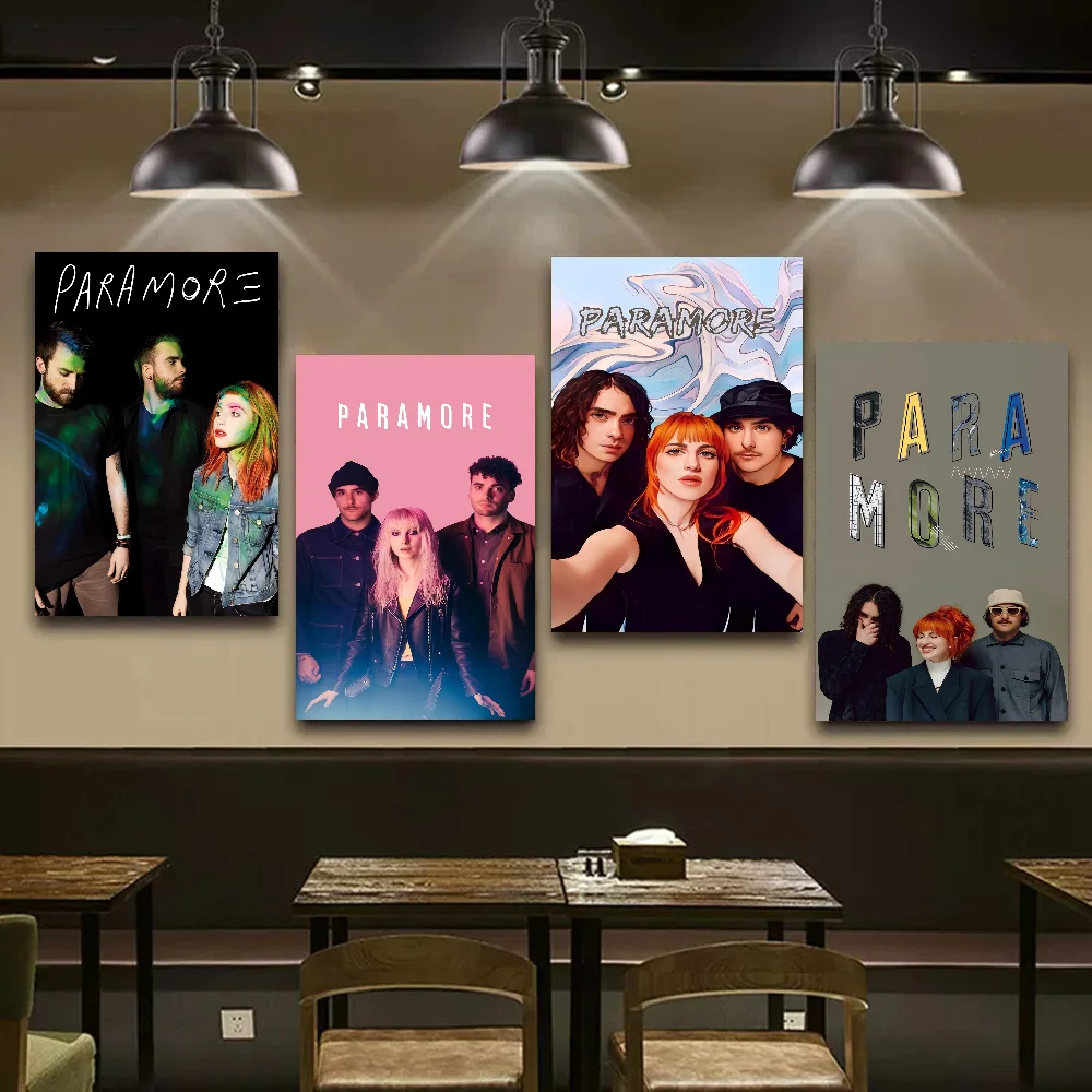 Paramore Band Classic Movie Posters Waterproof Paper Sticker Coffee House Bar Decor Art Wall Stickers