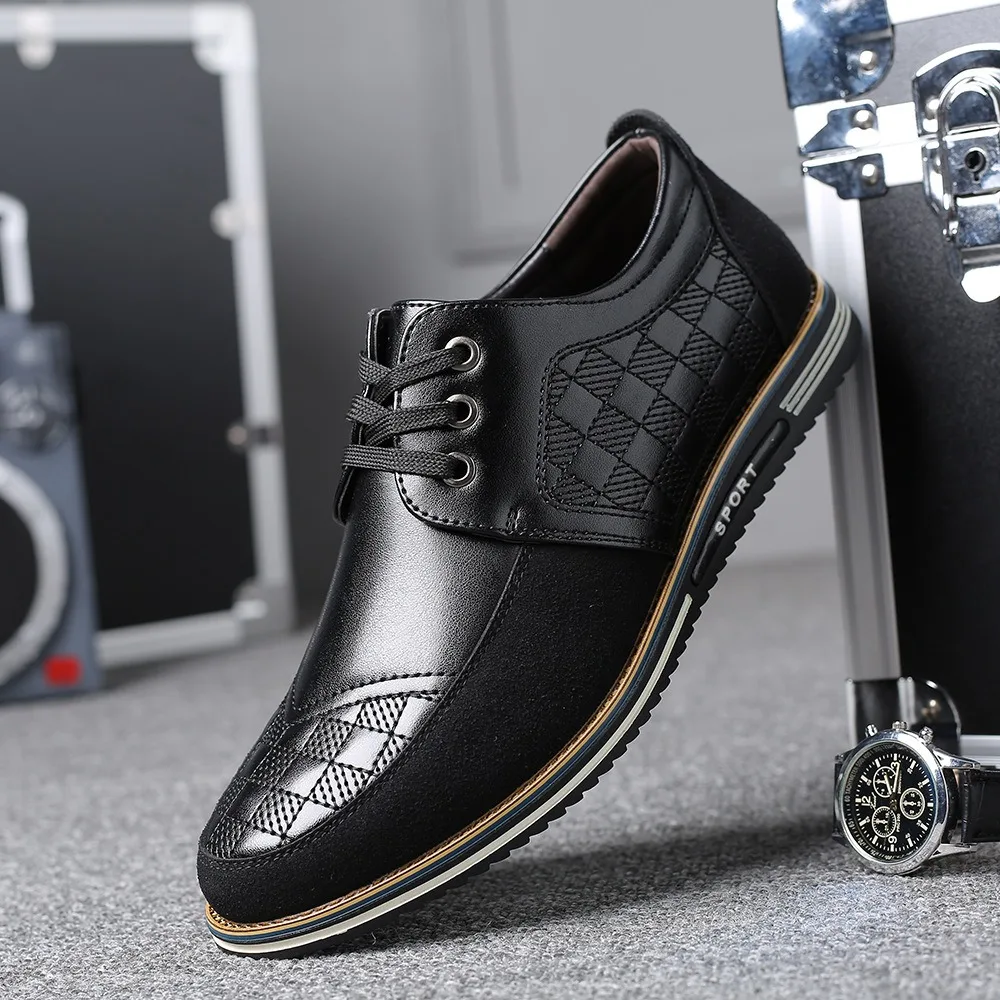 British casual shoes for man casual business leather shoes luxury sneakers for man mocasines de hombre zapatos casuales de cuero