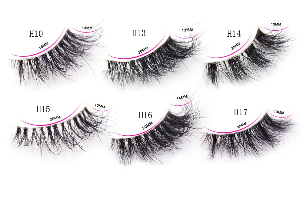 3D Half Lashes Wholesale Natural Half False Eyelashes 3D Mink Lashes Wispy Natural Crisscross Fake Eyelashes Extension Makeup