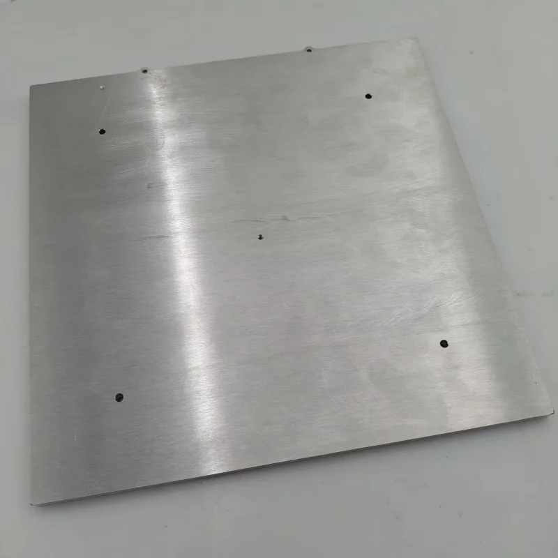 Funssor Anycubic kobra s1/ S1C طابعة ثلاثية الأبعاد 8 مللي متر سبائك الألومنيوم باستخدام الحاسب الآلي الحرارة السرير بناء لوحة 110/220 فولت سيليكون لوحة سخان ترقية عدة #4