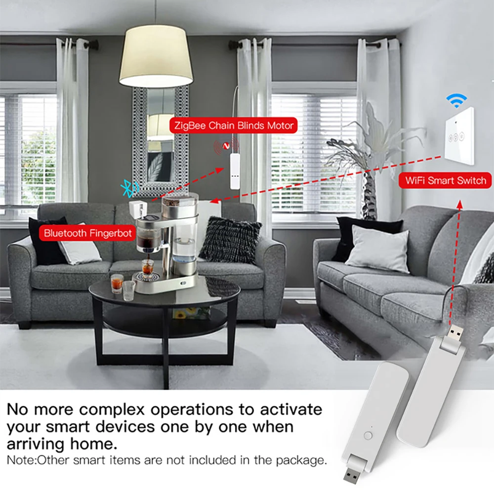Mini Passerelle Intelligente Sans Fil Bluetooth SigMesh airies Multi-Mode, Protocole avec Alexa Google Home Life, Tuya Zigbee 3.0