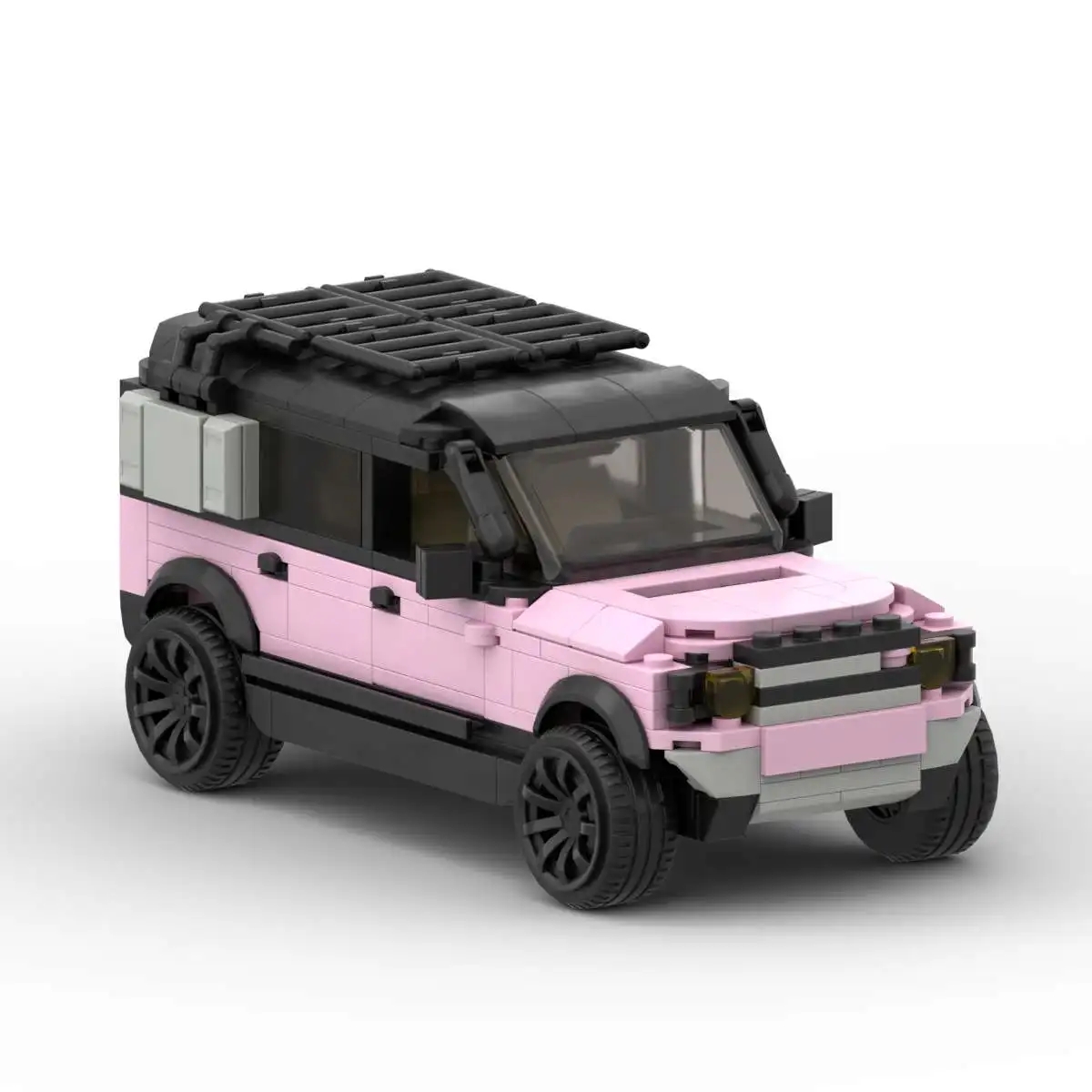 MOC Kreative Bausteine Stadt-Sportwagen Technisches Renn-SUV Geländewagen-Modell DIY Kinder-Puzzle Bausatz Spielzeug Geburtstagsgeschenk für Jungen – Detail 9