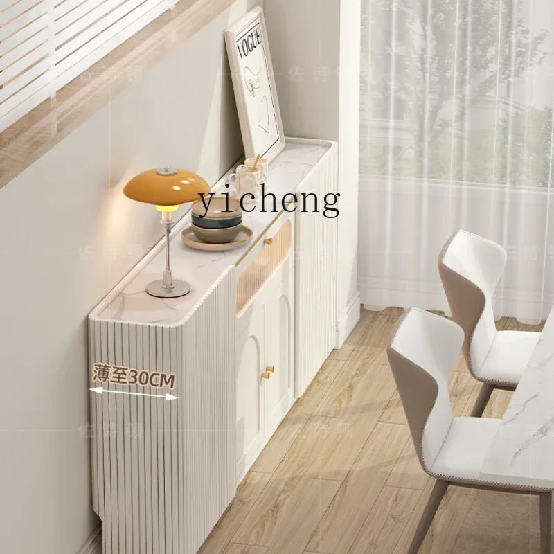 ZZZXL ultra-thin side cabinet 30CM kitchen thin cabinet light luxury narrow side cabinet locker