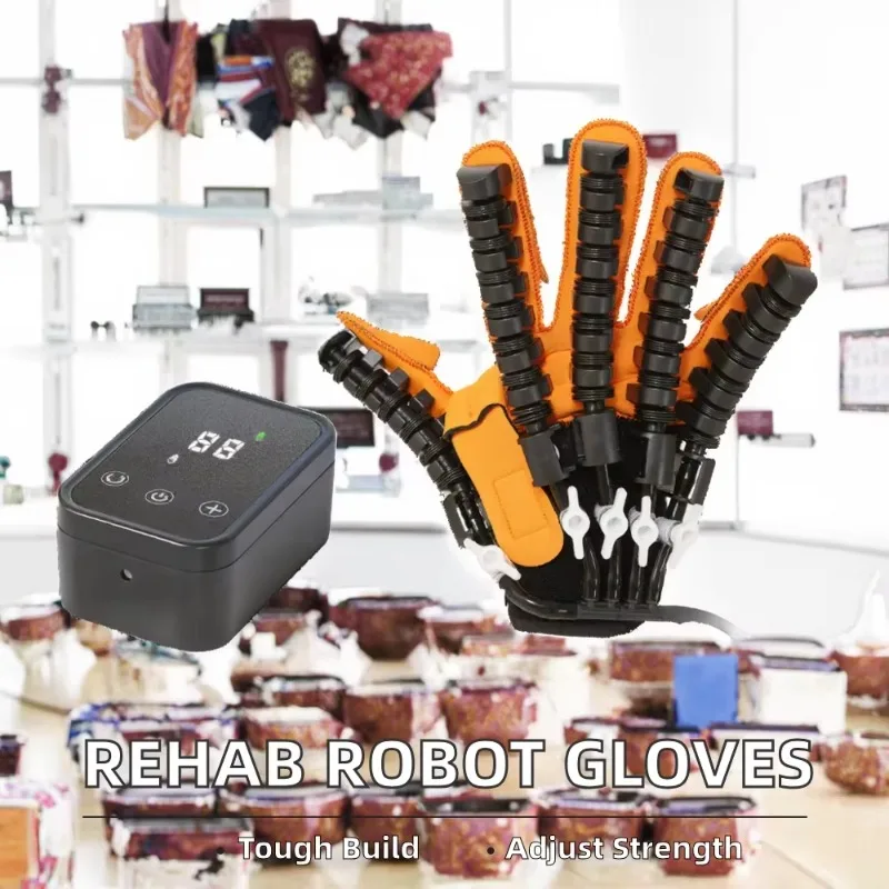 rehabilitation robot gloves for hand stroke recovery, hemiplegia treatment, with strength adjustment function