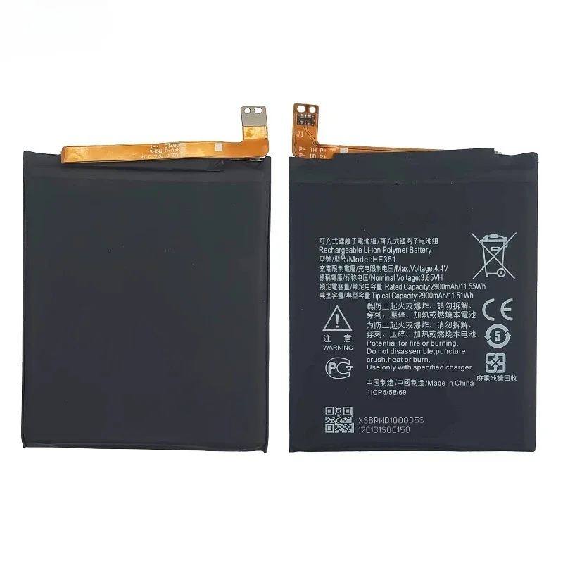 HE351 for Nokia TA-1049/1057/1063/1070/1074 Phone Battery High Quality High Capacity Replacement Bateria Grade A Cell with Tools