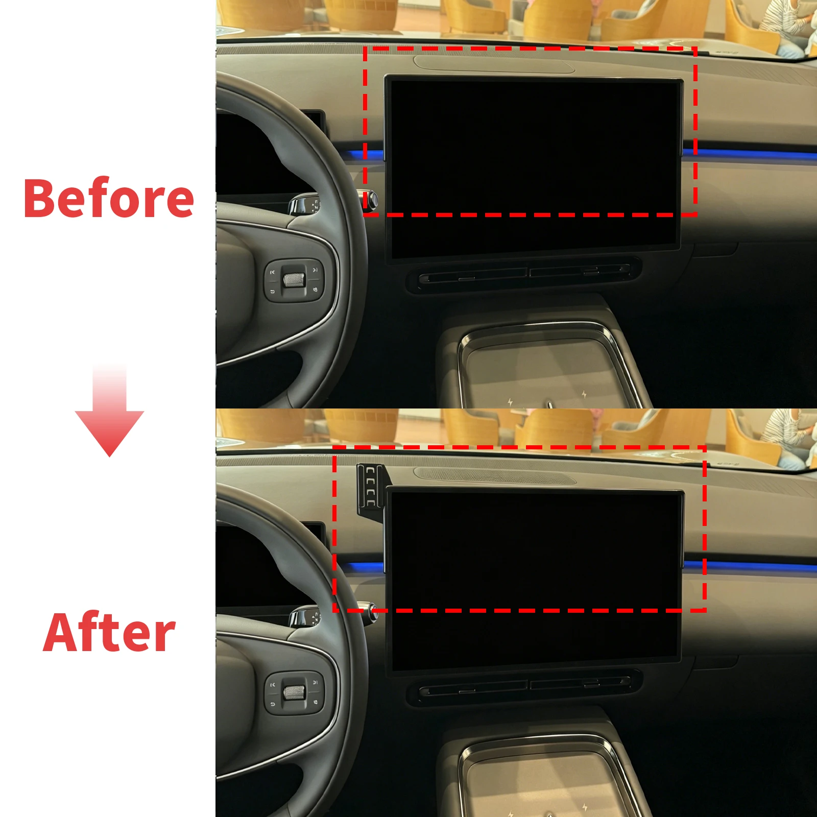 for XPeng P7+ 2025 2026 2027 Car Phone Holder Mount Vehicle-Specific GPS Navigation Easy Installation accessoires