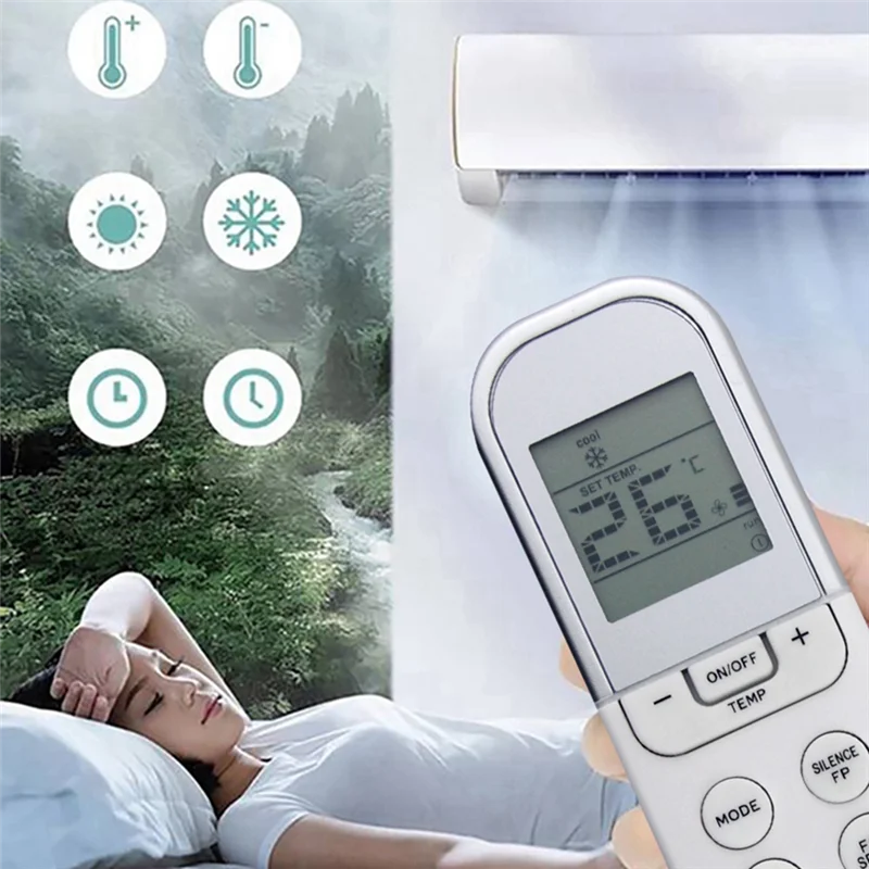 Pilot Zastępczy do Klimatyzatora Midea RG36F/BGEF, Pilot do Modeli RG36F/BGEF