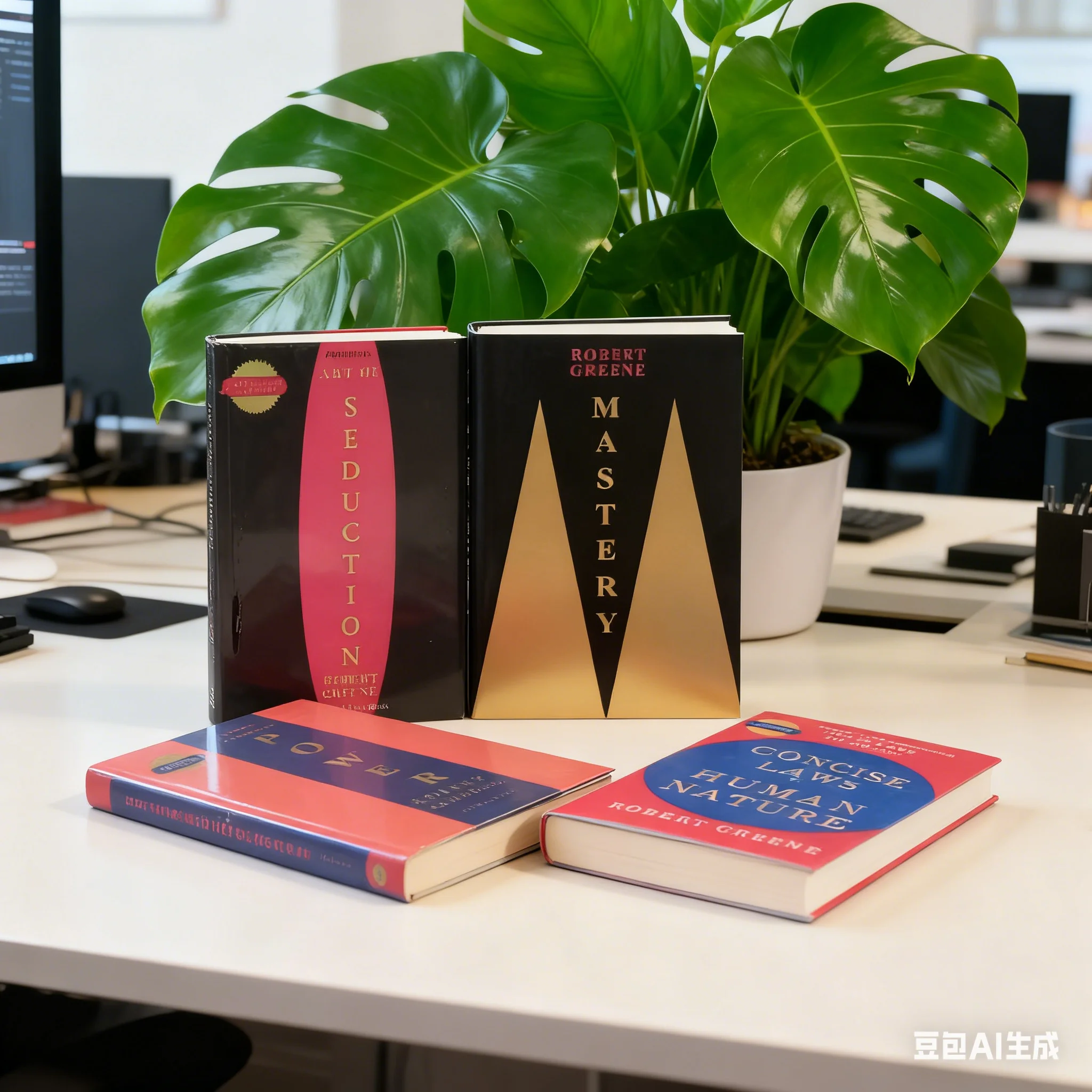 

4 Books Set By Robert Greene The Concise 48 Laws Of Power; The Concise Laws of Human Nature; The Art of Seduction & Mastery: War