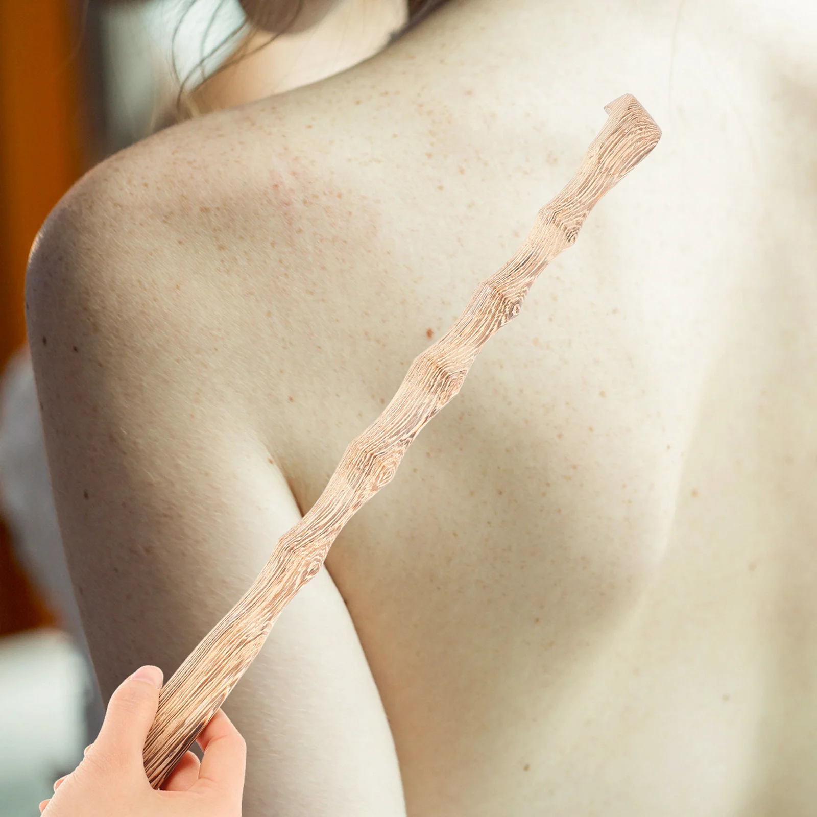 

Wooden Long Back Scratcher Practical Back Itching Relief Tool Lightweight Durable Portable Scratch Stick Skin Itching Stick