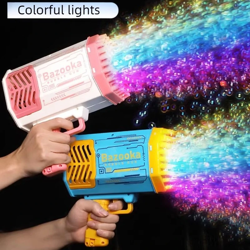 

Электрическая машина для мыльных пузырей с разноцветными огнями, перезаряжаемая, высокопроизводительная, для детей, для летних вечеринок на открытом воздухе