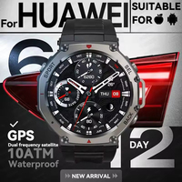For HUIAWE Watch T-Rex 3 GPS SmartWatch Ultra Men 10ATM IP69K Waterproof Sport Smartwatch Compass Altimeter Barometric Bracelet