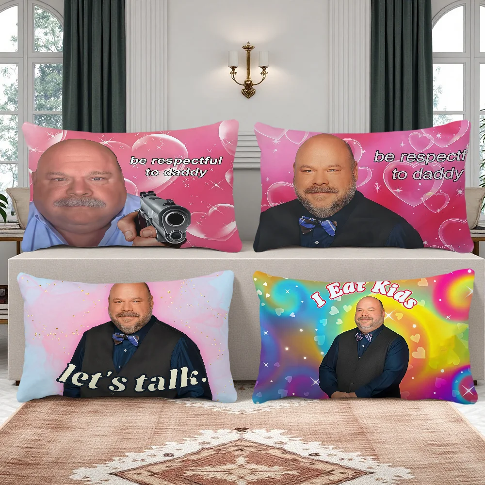 Pink Be Respectful To Daddy Meme Funny cushion cover Rectangle Pillow Case Printing Bedside Sofa Room Home Decoration Pillowcase