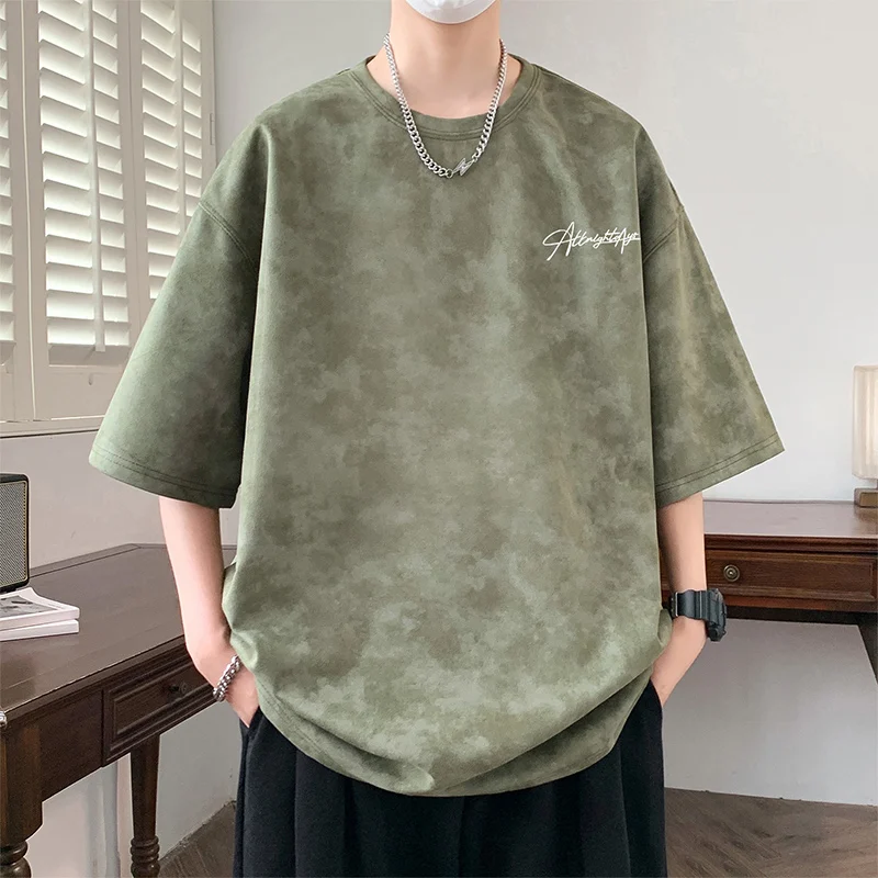 

Летняя модная футболка с коротким рукавом для активного отдыха и походов, с принтом, удобная, свободного кроя, для досуга