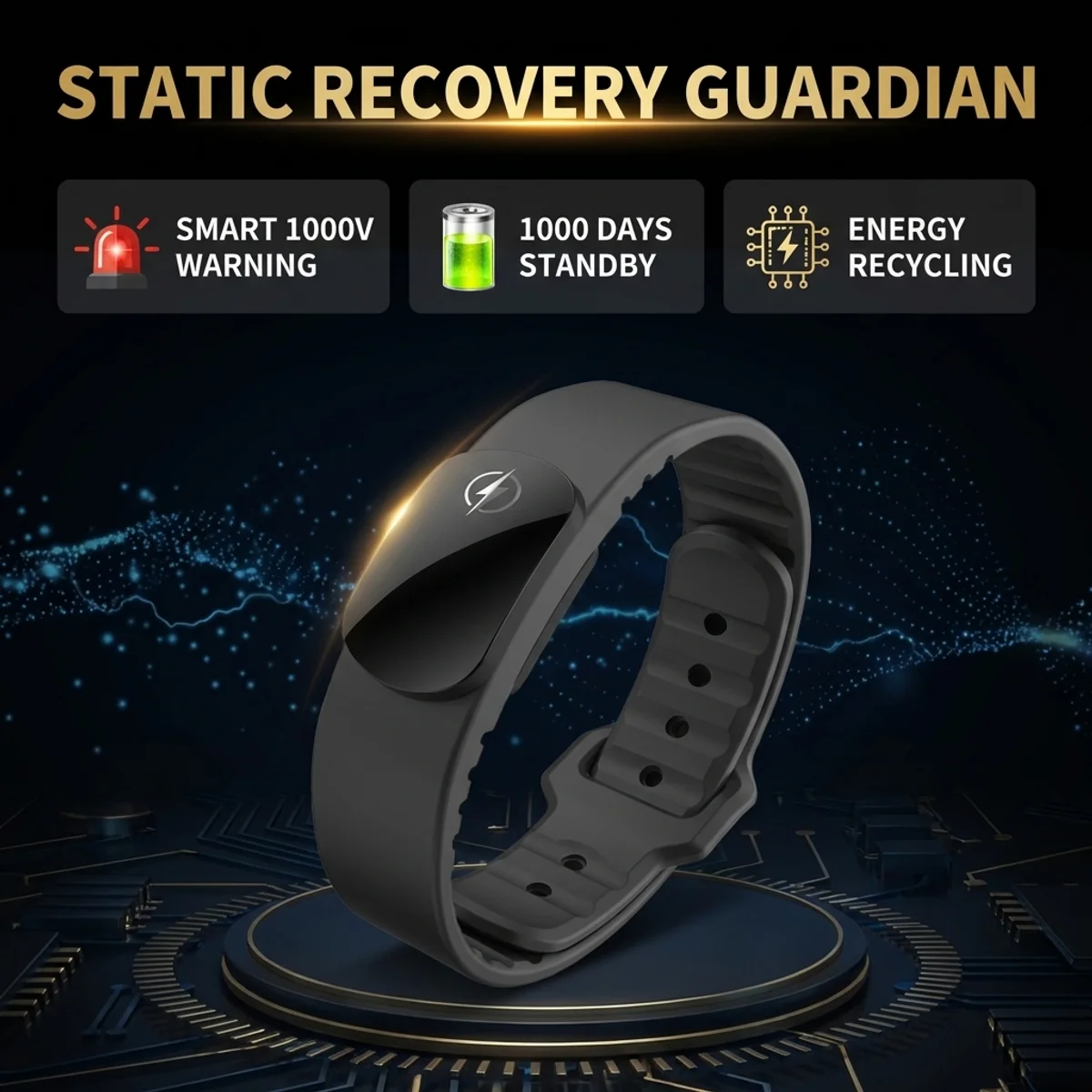 Winter Anti-Static Silicone Bracelets Wristband Static Eliminator Body Eliminates Static Electricity Gifts