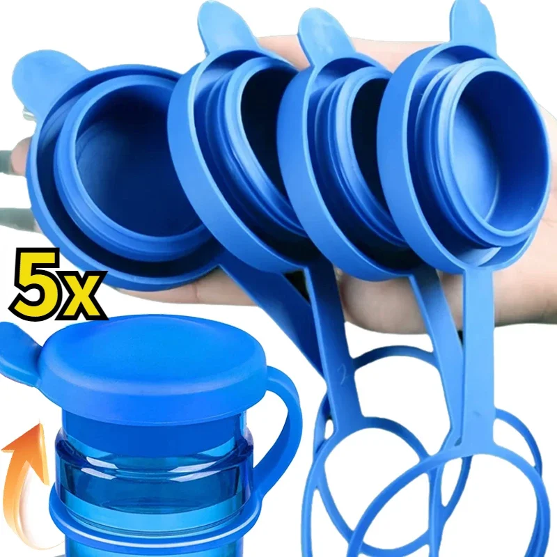 

Silicone Water Jug Lids Replacement Jug Cover Drinking Water Bucket Cap Anti Splash Sealing Covers Barreled Water Bottles Lid