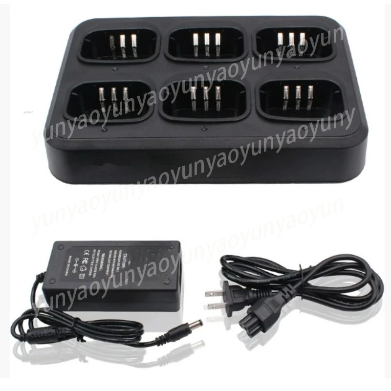 Intercom Charger Six-way Charger for TYTera MD-380 Retevis RT3