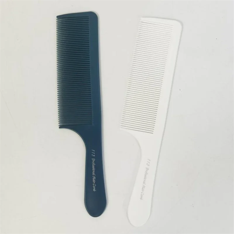 

1 Professional White Resin Cutting Comb Heat Resistant Salon Hair Trimmer Brushes Plastic Pin Tail Antistatic Comb