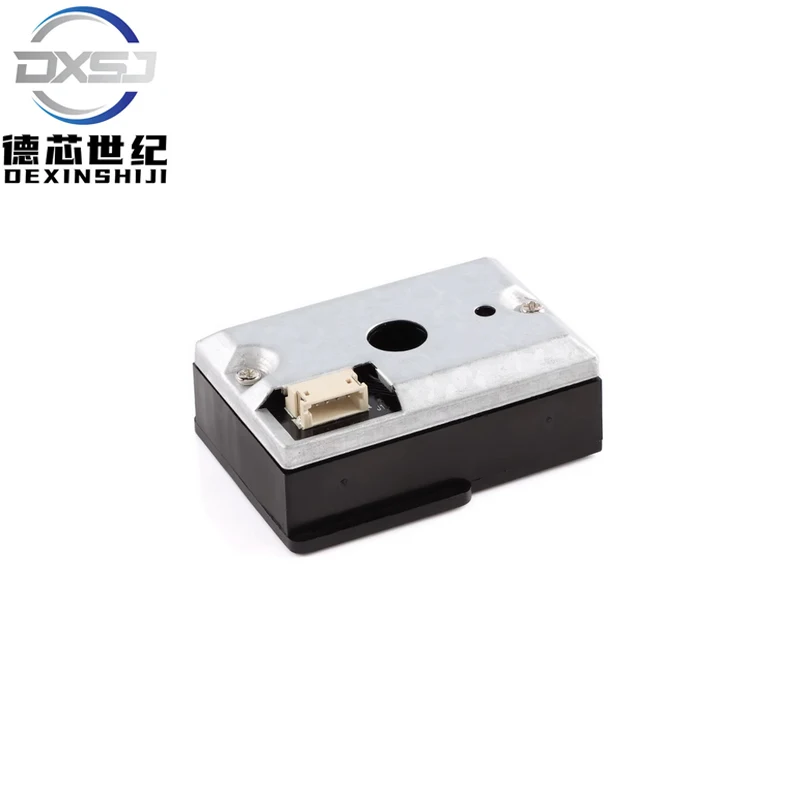The DC01 infrared PM2.5 air quality sensor module detects dust concentration and small particulate matter for haze monitoring