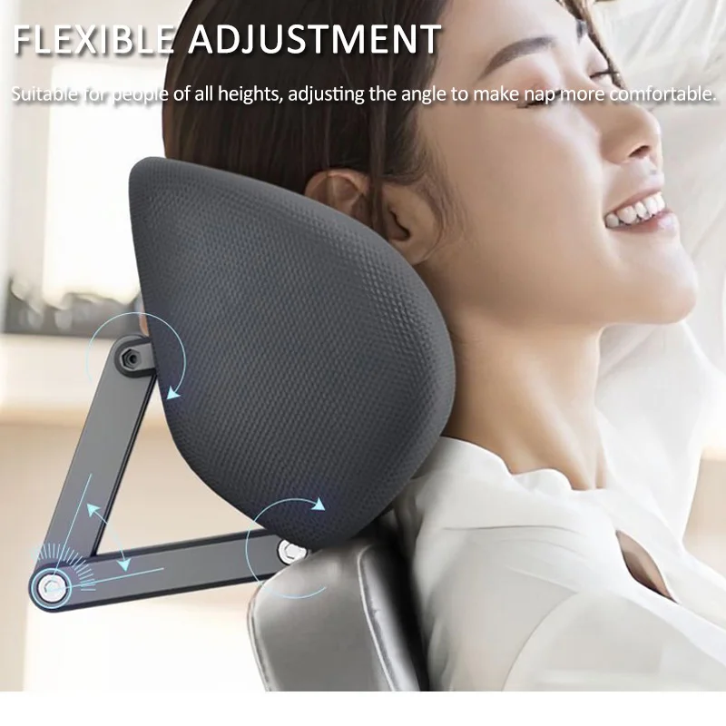 Car Seat Neck Pillow Lumbar Support Headrest Waist lumbar Cushion Car Seat Memory Foam For Car Travel interior Accessories