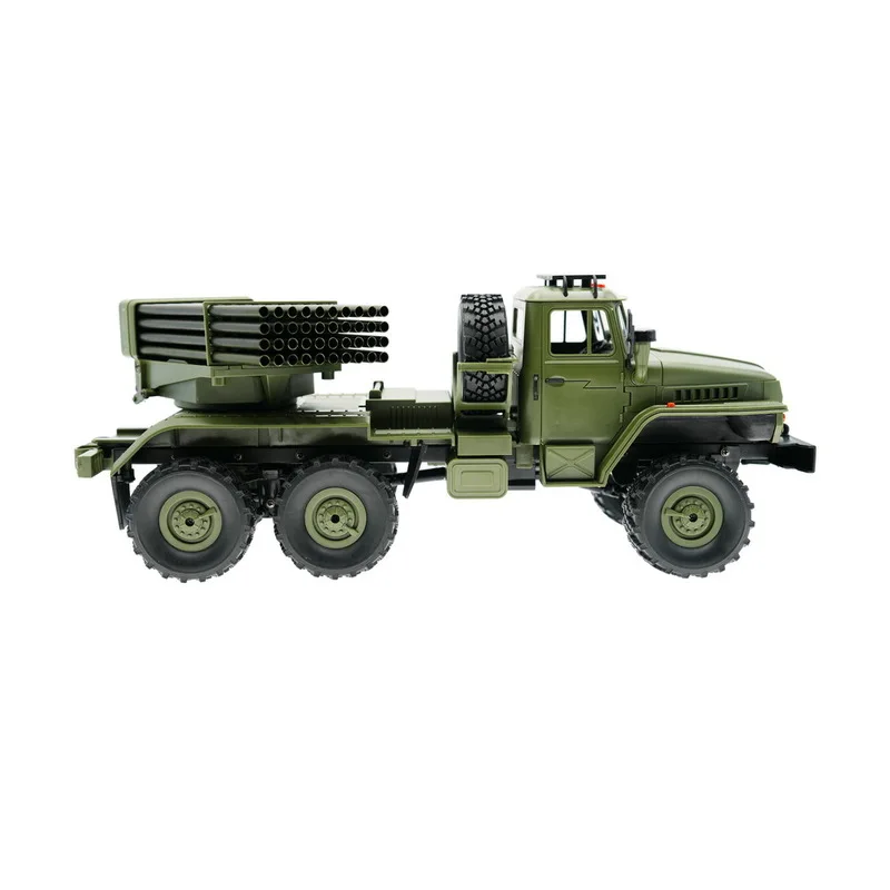 รถบรรทุกบังคับวิทยุ WPL B36-2 ขนาด 1:16 รุ่น BM-21 Grad Rocket Launcher ขับเคลื่อน 4 ล้อ สำหรับขับขี่ออฟโรด ปีนป่ายได้ พร้อมฟังก์ชั่นครบครัน