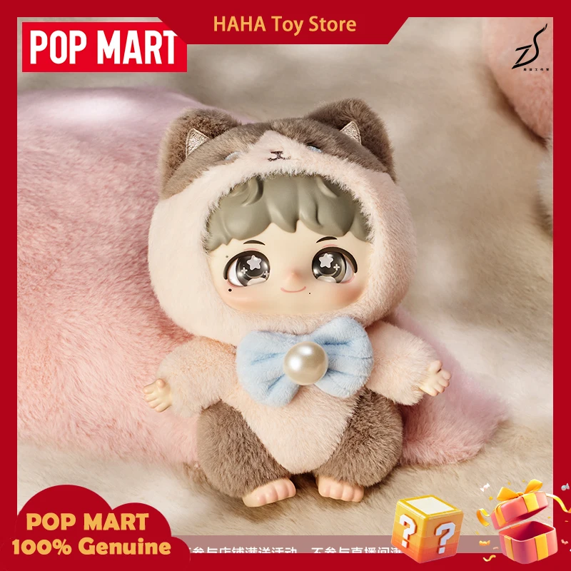 

Popmart X Zhou Shen'S "Shenself" Series Plush Figurines Blind Box Vinyl Faces Doll Mystery Box Action Figure Kids Xmas Gifts